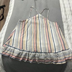 Adorable Striped Halter Top